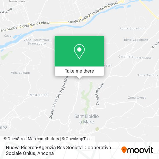 Nuova Ricerca-Agenzia Res Societa' Cooperativa Sociale Onlus map