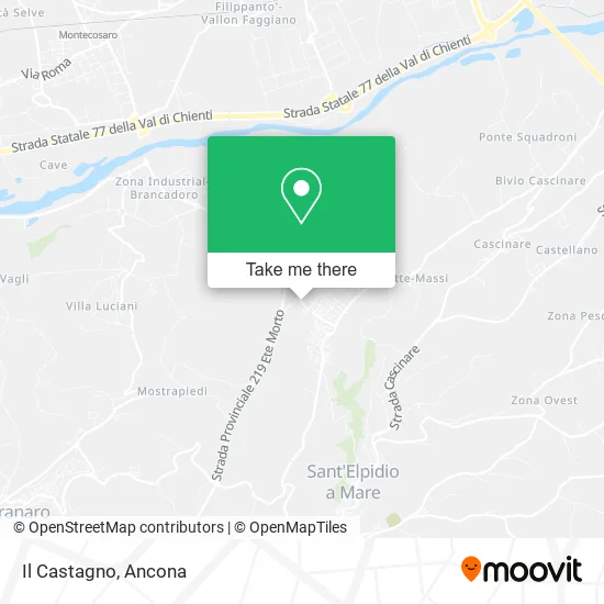 Il Castagno map