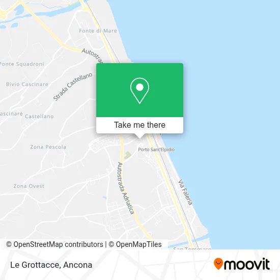 Le Grottacce map