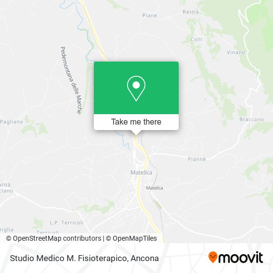 Studio Medico M. Fisioterapico map