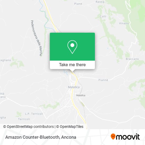 Amazon Counter-Bluetooth map