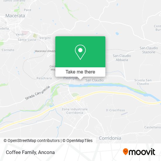 Coffee Family map