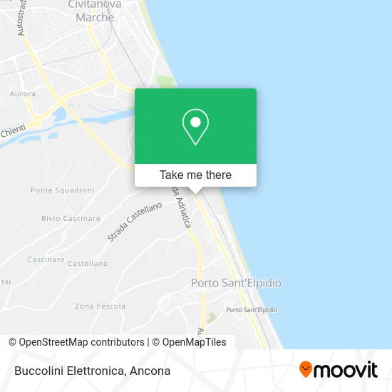 Buccolini Electronics map