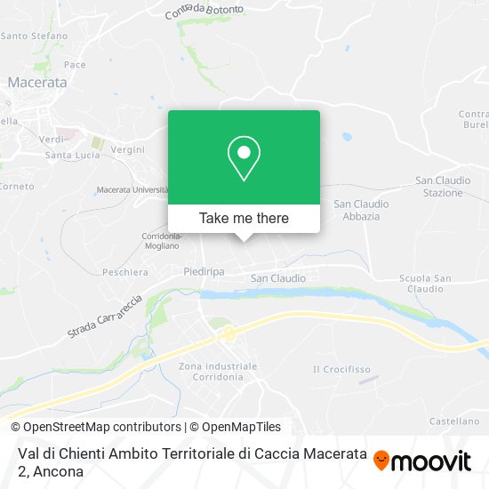 Val di Chienti Ambito Territoriale di Caccia Macerata 2 map