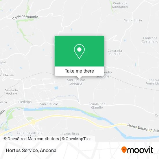 Hortus Service map