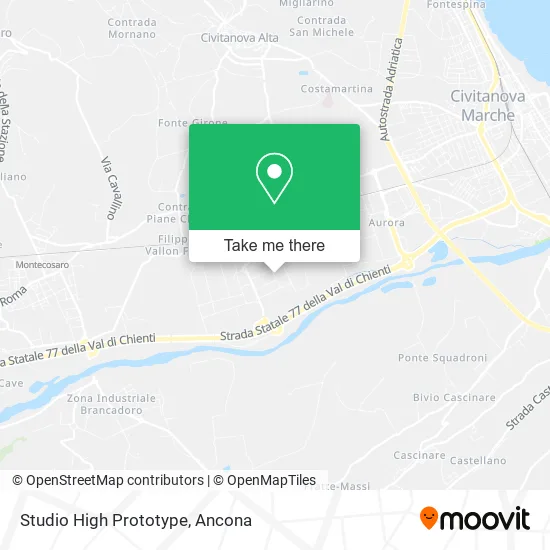 Studio High Prototype map