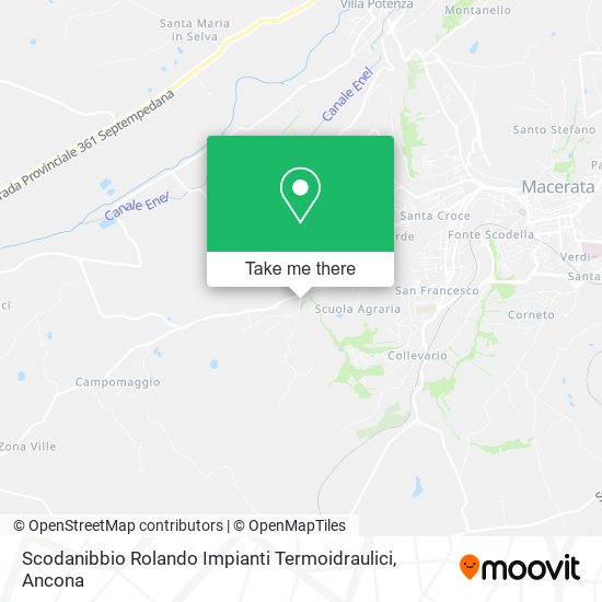 Scodanibbio Rolando Impianti Termoidraulici map