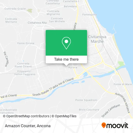 Amazon Counter map