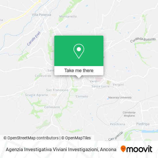 Agenzia Investigativa Viviani Investigazioni map