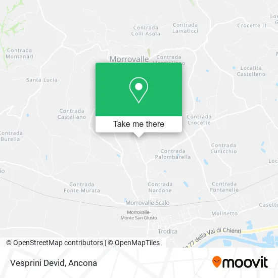 Vesprini Devid map