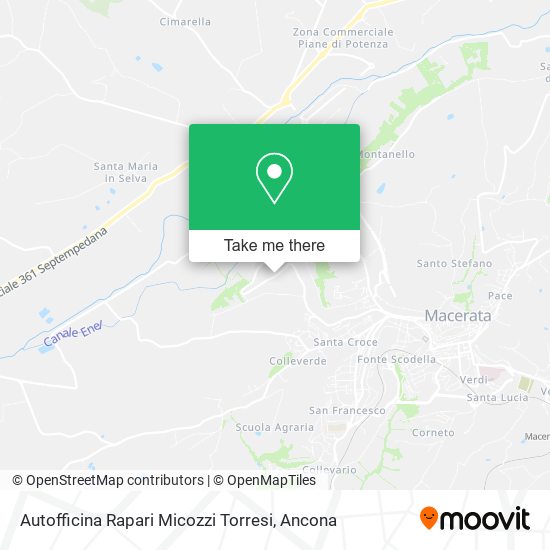 Autofficina Rapari Micozzi Torresi map