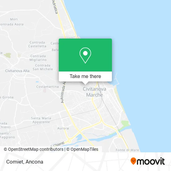 Comiet map