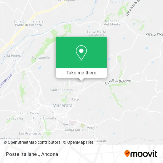 Poste Italiane . map