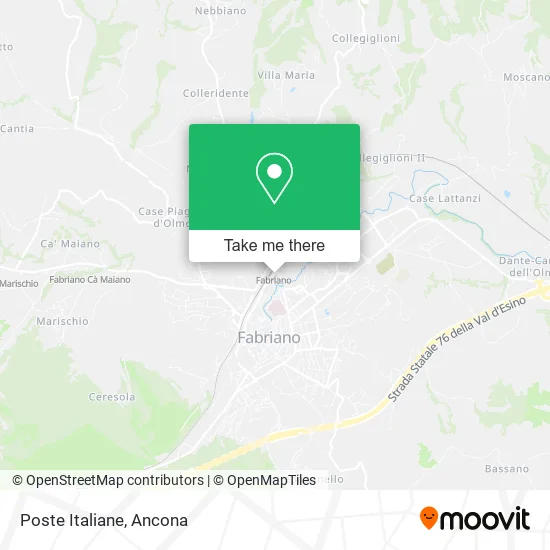 Poste Italiane map