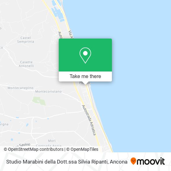 Studio Marabini della Dott.ssa Silvia Ripanti map