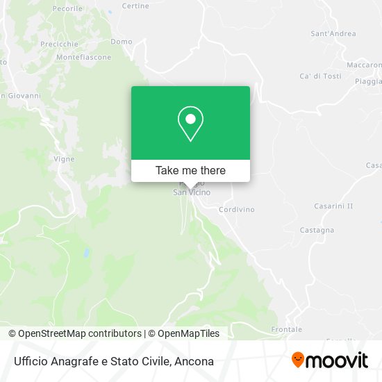 Ufficio Anagrafe e Stato Civile map