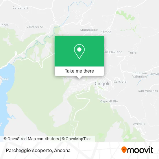 Parcheggio scoperto map