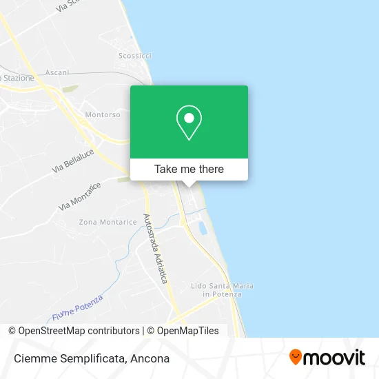 Ciemme Simplified map