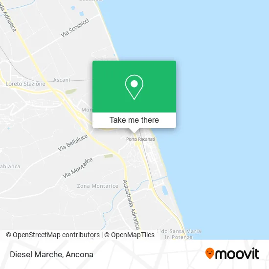 Diesel Marche map