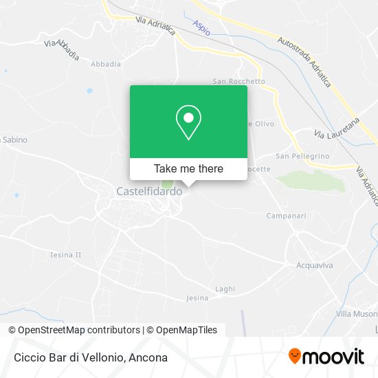 Ciccio Bar di Vellonio map
