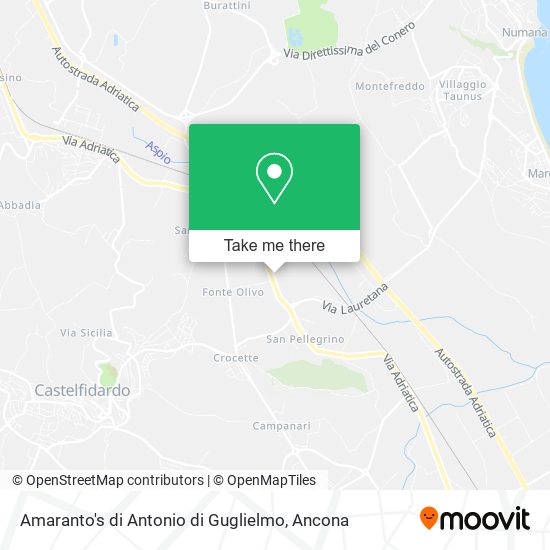 Amaranto's di Antonio di Guglielmo map