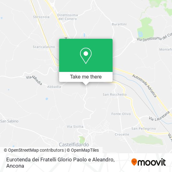 Eurotenda dei Fratelli Glorio Paolo e Aleandro map