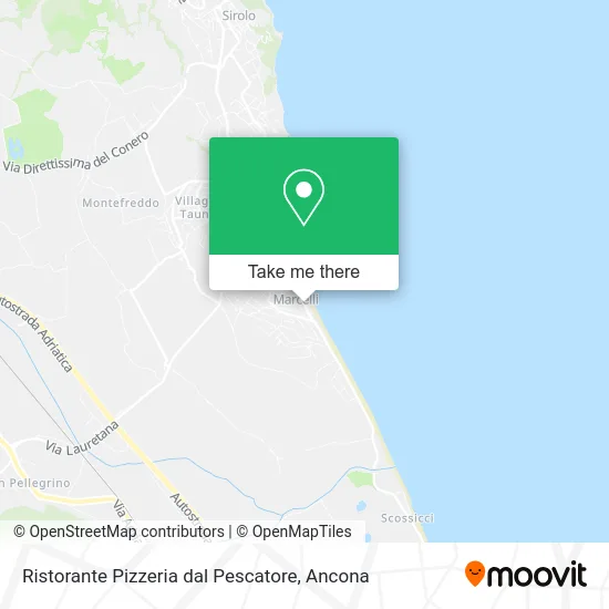 Restaurant Pizzeria from the Fisherman map