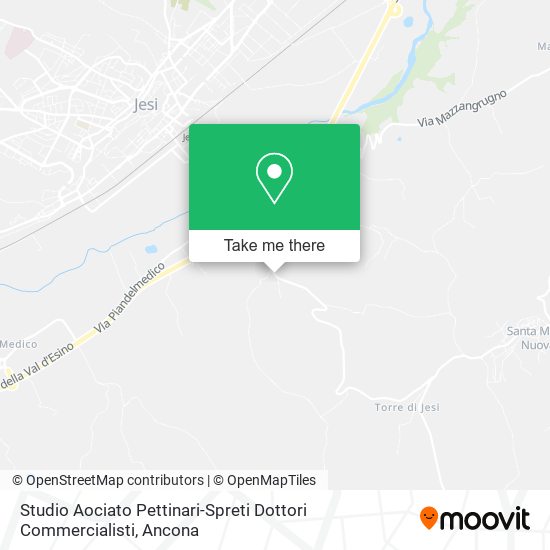 Studio Aociato Pettinari-Spreti Dottori Commercialisti map