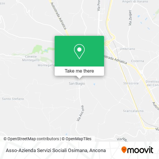 Asso-Azienda Servizi Sociali Osimana map
