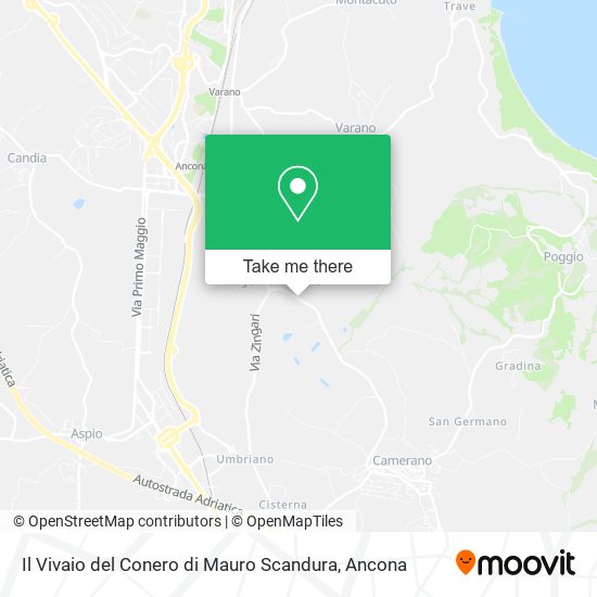 Il Vivaio del Conero di Mauro Scandura map