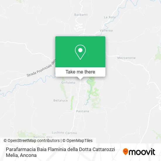 Parafarmacia Baia Flaminia della Dotta Cattarozzi Melia map