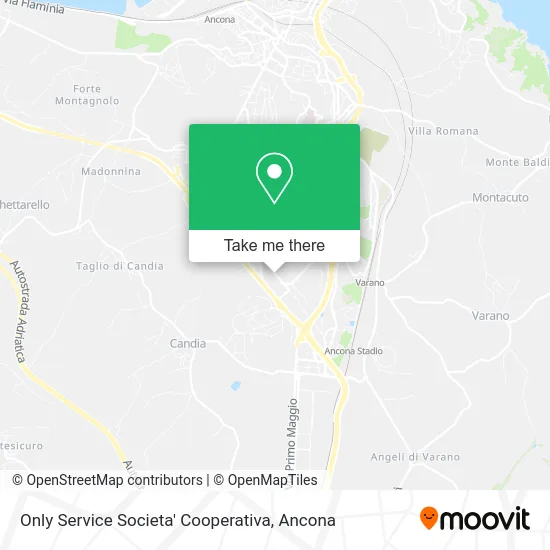 Only Service Societa' Cooperativa map