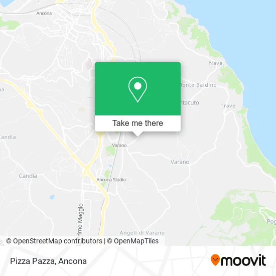 Pizza Pazza map