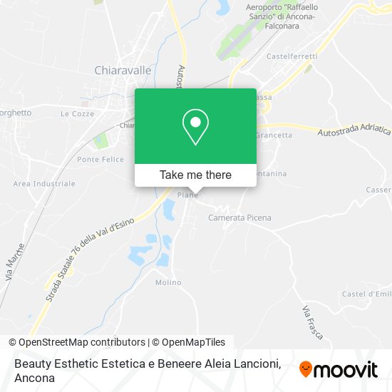 Beauty Esthetic Estetica e Beneere Aleia Lancioni map