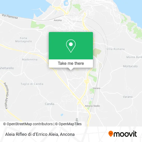 Aleia Rifleo di d'Errico Aleia map