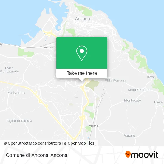 Comune di Ancona map