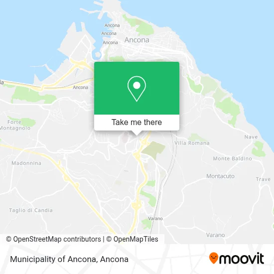 Municipality of Ancona map