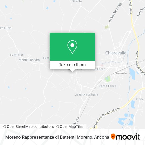 Moreno Rappresentanze di Battenti Moreno map