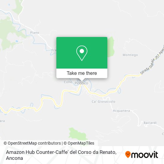 Amazon Hub Counter-Caffe' del Corso da Renato map