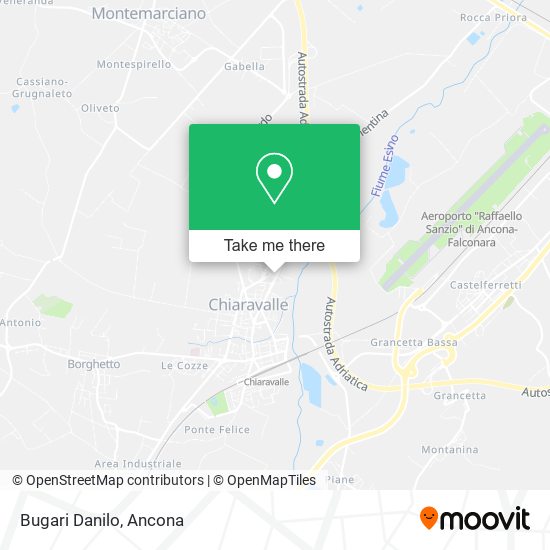 Bugari Danilo map