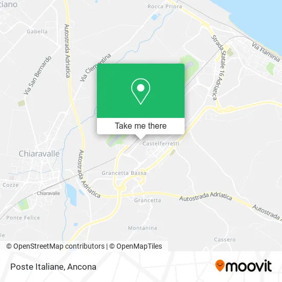 Poste Italiane map