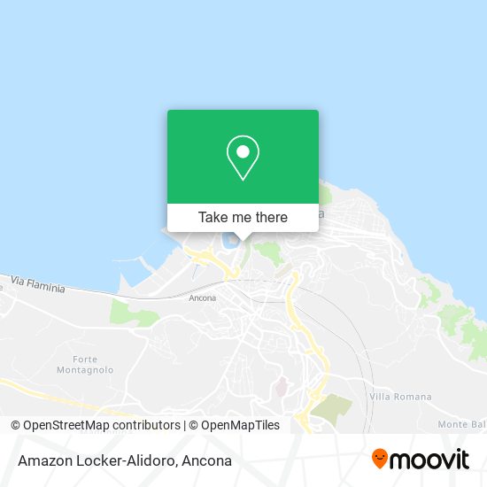 Amazon Locker-Alidoro map