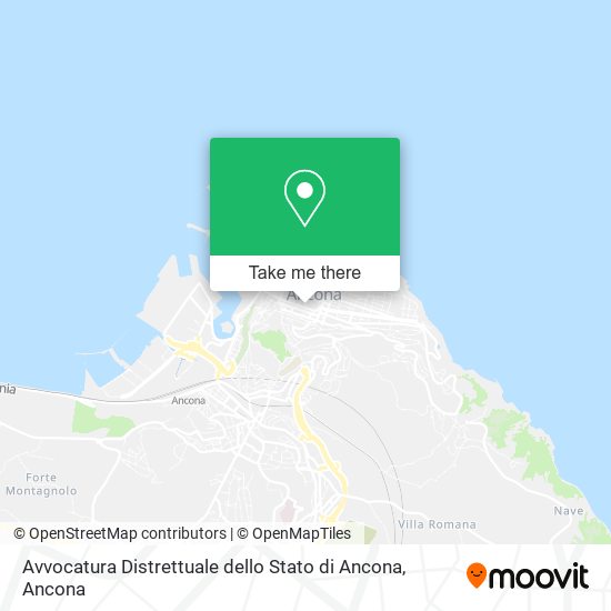 Avvocatura Distrettuale dello Stato di Ancona map
