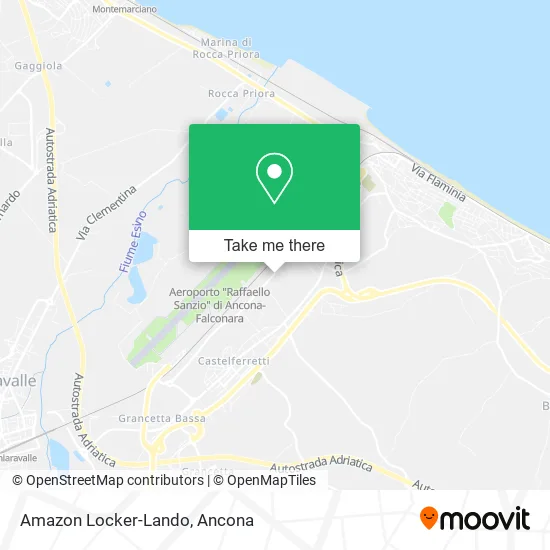 Amazon Locker-Lando map
