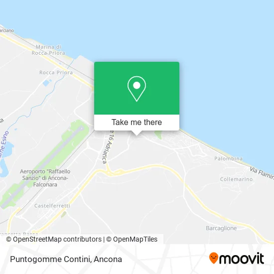 Puntogomme Contini map