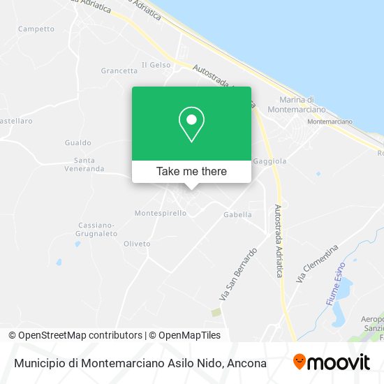 Municipio di Montemarciano Asilo Nido map