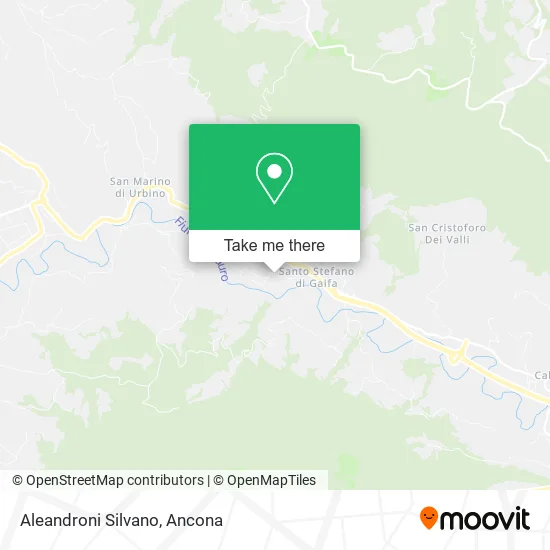Aleandroni Silvano map