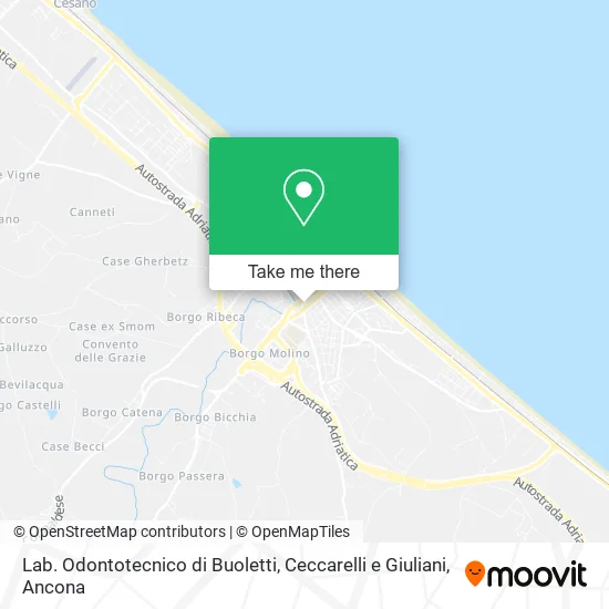 Lab. Odontotecnico di Buoletti, Ceccarelli e Giuliani map