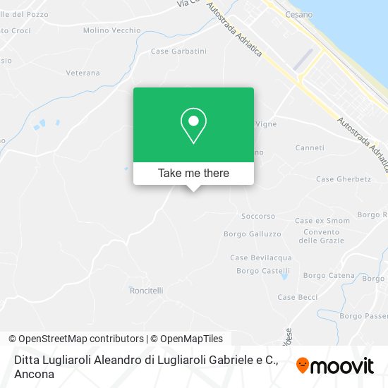 Ditta Lugliaroli Aleandro di Lugliaroli Gabriele e C. map