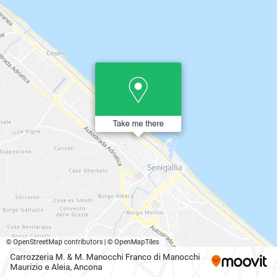 Carrozzeria M. & M. Manocchi Franco di Manocchi Maurizio e Aleia map